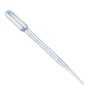 Pipeta Plástica Pasteur Conta Gotas de 3ml Com Marcador de 1 2 e 3ml para Hennas
