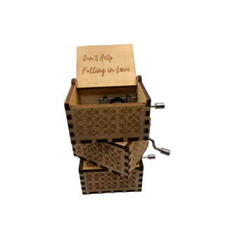 Caixinha Caixa De Música Cant Help Felling In Love em Oferta na Shopee