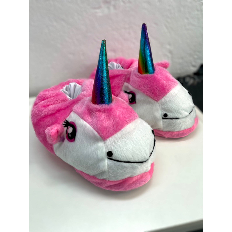 PROMOÇÃO PANTUFA unicórnio rosa feita a mão de pelúcia