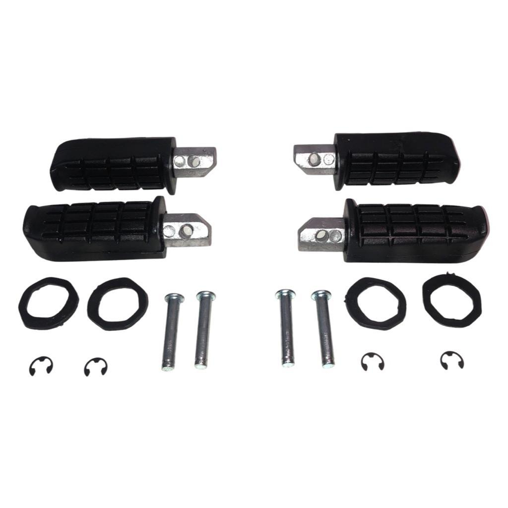 Pedaleira Cbx250 Twister Cb300 2 dianteiras + 2 traseiras