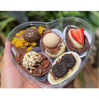 Embalagem Doce Coração Premium 260ml em Oferta na Shopee