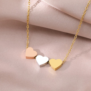Cordão feminino aço inoxidável banhado ouro 18k colar corrente feminina