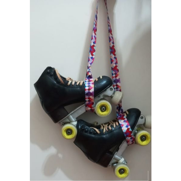 Alça Skate Leash para bolsa ou carregar patins inline, quad ou tapete de yoga, kangoo jump strap para transporte