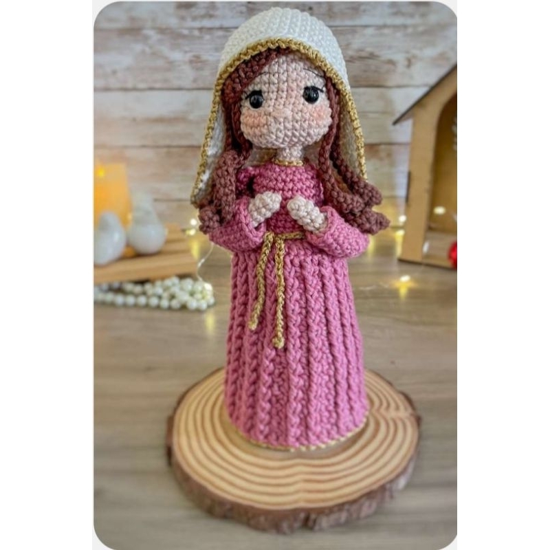 Maria/Maria amigurumi/ sagrada família/presépio