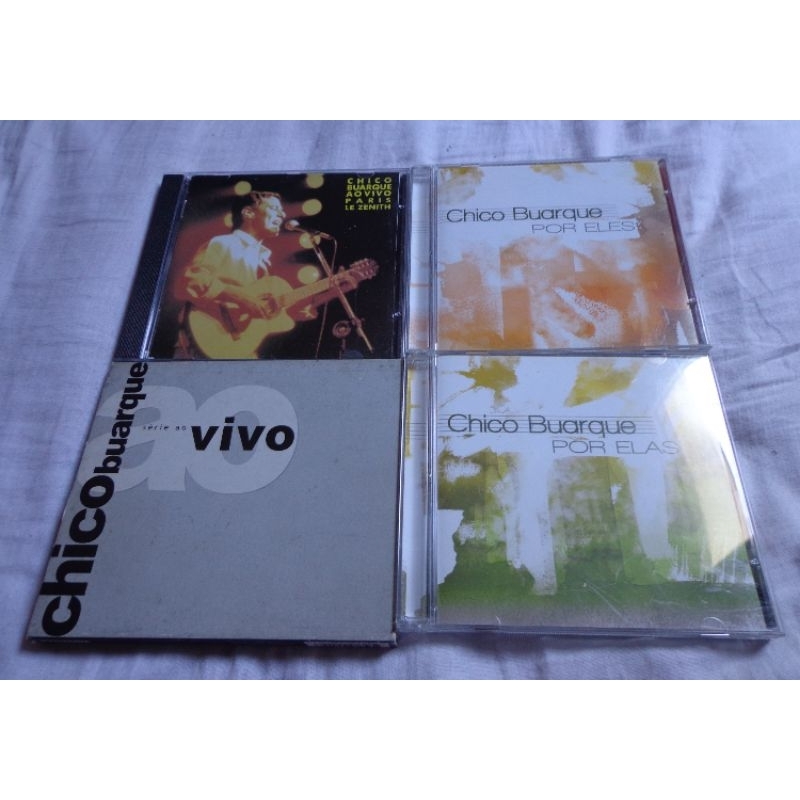 Chico Buarque ao vivo Paris le zenith ao vivo duplo por eles por elas cds usados