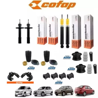 4 Amortecedores e par morcego Cofap + Kit Coxim Batente Axios Celta Classic Corsa em Oferta na Shopee