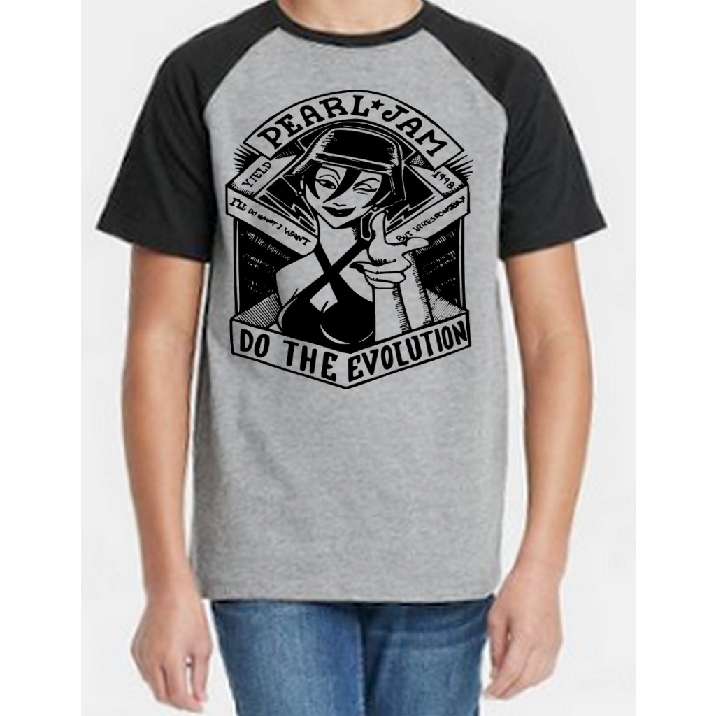 Camiseta Infantil Pearl Jam Do the Evolution.