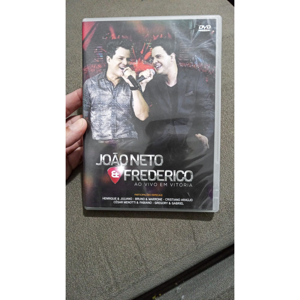 Dvd joão neto e frederico ao vivo em vitoria