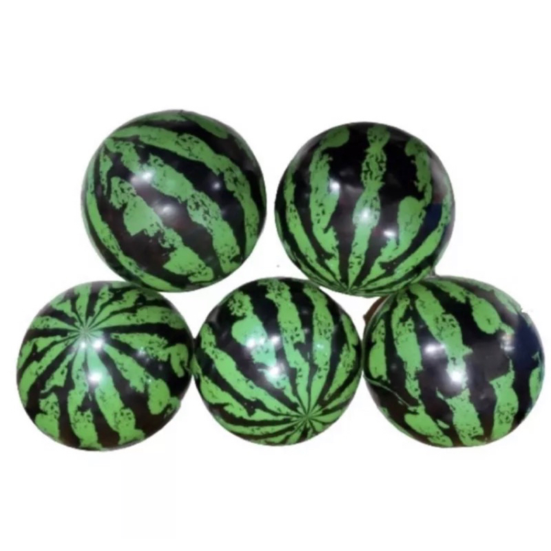 Kit 6 Bola Melancia Inflável Leve 002 em Oferta na Shopee