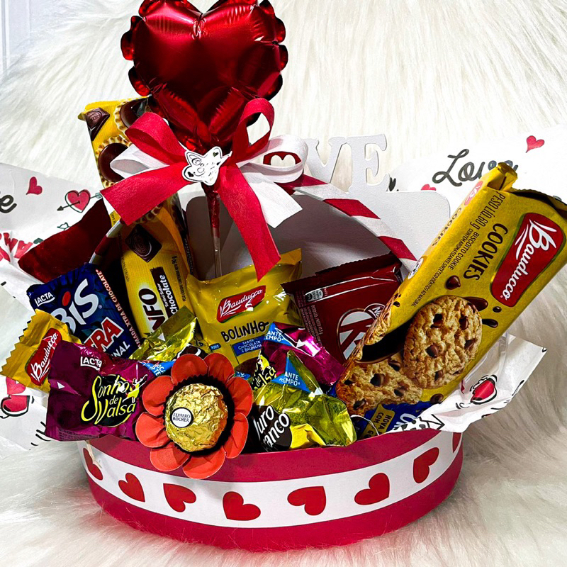 Cesta para Presente/ Cesta Chocolate em Oferta na Shopee