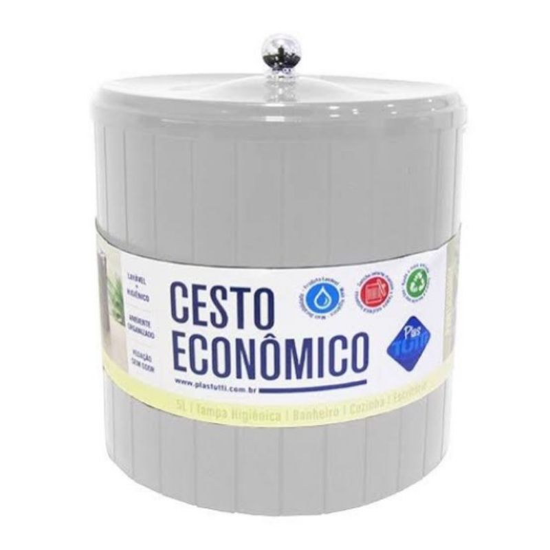 Cesto Econômico 5 Litros Branco