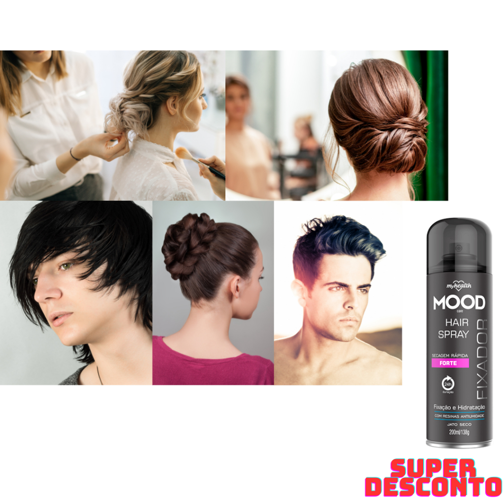 Spray Fixador de Cabelo Mood Care 200ml