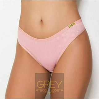 Kit 5 Calcinhas Tanga Calcinha Canelada Em Ribana