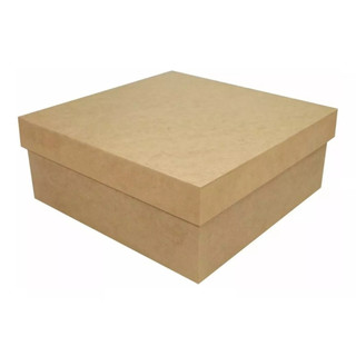 kit com 14 caixas quadradas 17x17x7 decorativas em mdf cru casamentos lembrancinha