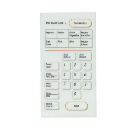 Membrana Teclado Compativel Microondas Samsung Mw 6554 6564