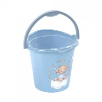 Balde Infantil Plasútil Urso Azul – 8 L, Alça Anatômica, Sem BPA em Oferta na Shopee