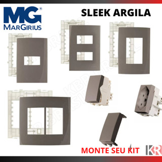 Tomada e Interruptor ARGILA SLEEK - MARGIRIUS