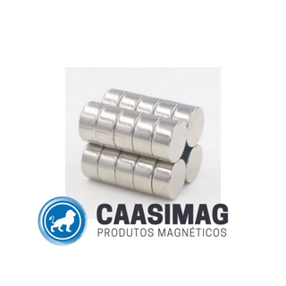 Conjunto de 5 Ímãs de Neodímio 13x5mm: Força Magnética Surpreendente em Cada Peça! em Oferta na Shopee