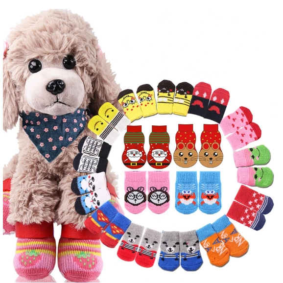 Meia Pet Antiderrapante Pet Socks Meia Pra Pet Cachorro Gato