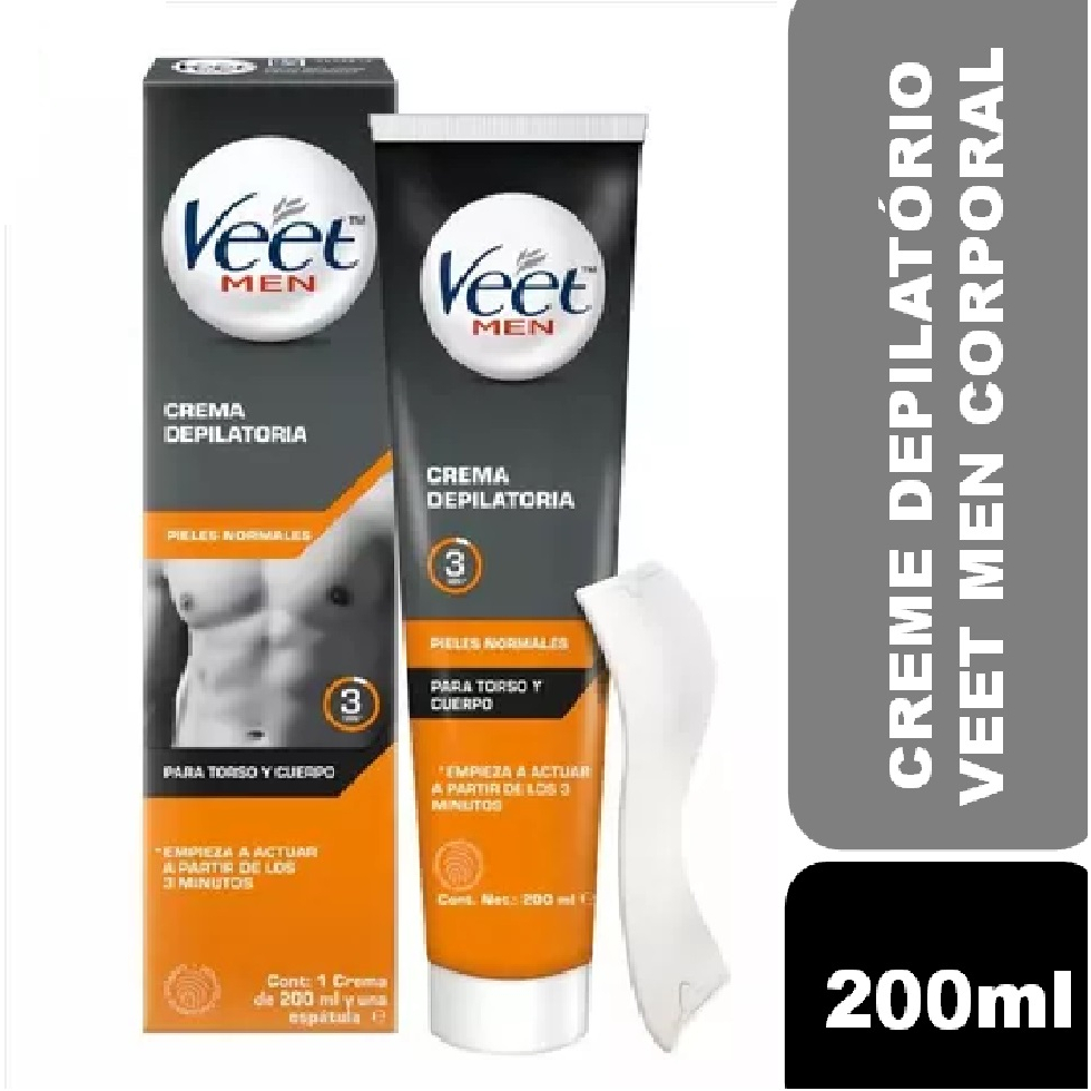 Creme Depilatório Masculino 200ml Veet For Men