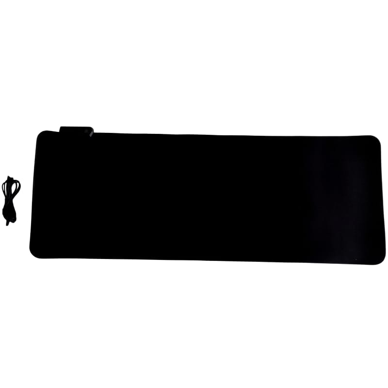 Mouse Pad Gamer USB, Borda de Led, 7 Cores RGB, Impermeável, Teclado e Mouse