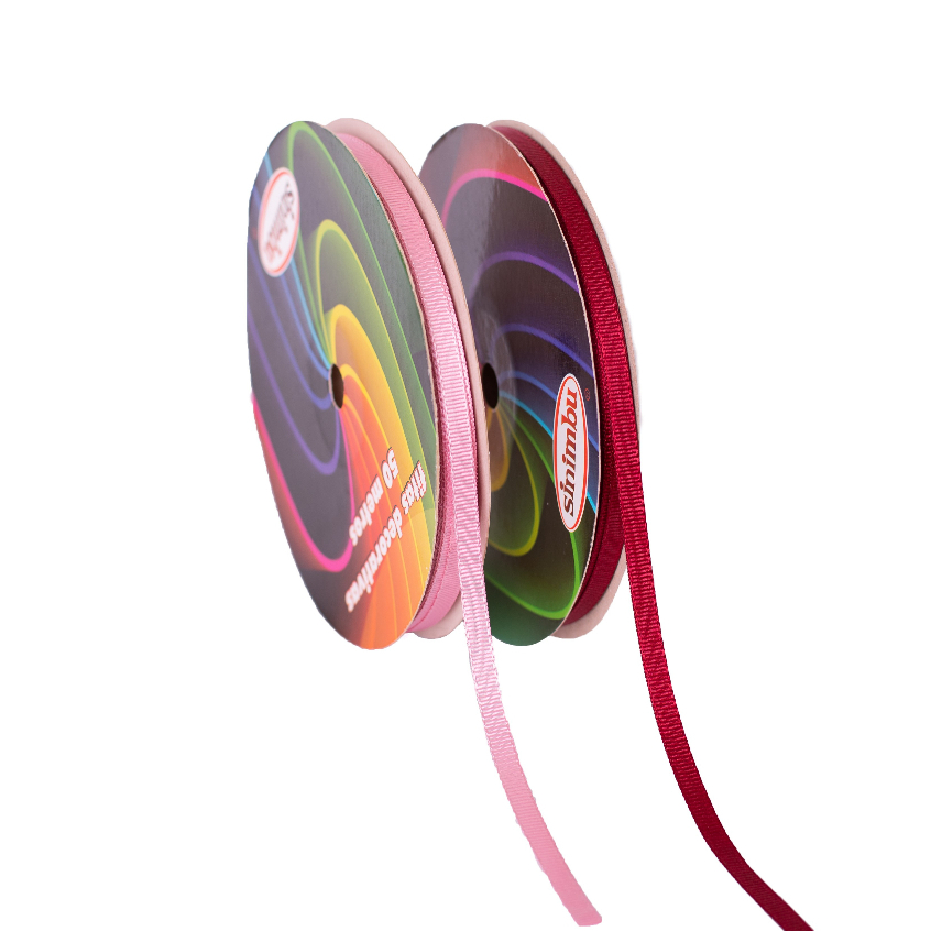 Fita Gorgurão Sinimbu N1(7mm)  Rolo 50 metros - Ref: 1354/07 em Oferta na Shopee