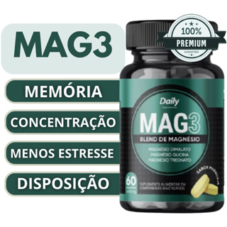 Magnésio Mag3 L-Treonato 60 Comp Sabor Maracujá Produto Premium