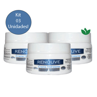 Kit Com 3 Unidades CREME HIDRATANTE RENOUVE 250g Alquimia Cosméticos