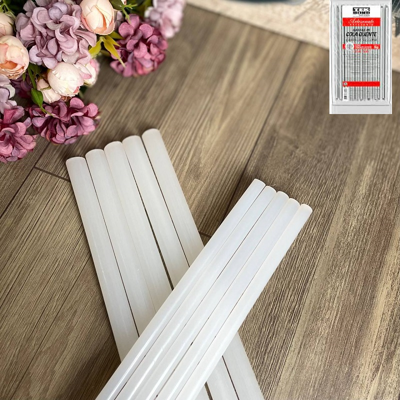 Refil de Cola Quente Translúcida Tek Bond - Bastão de Cola Quente  - 5 unidades