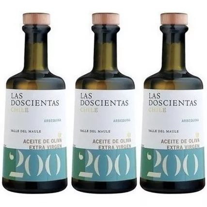 3 Azeite De Oliva Las Doscientas Arbequina 250ml - Chileno