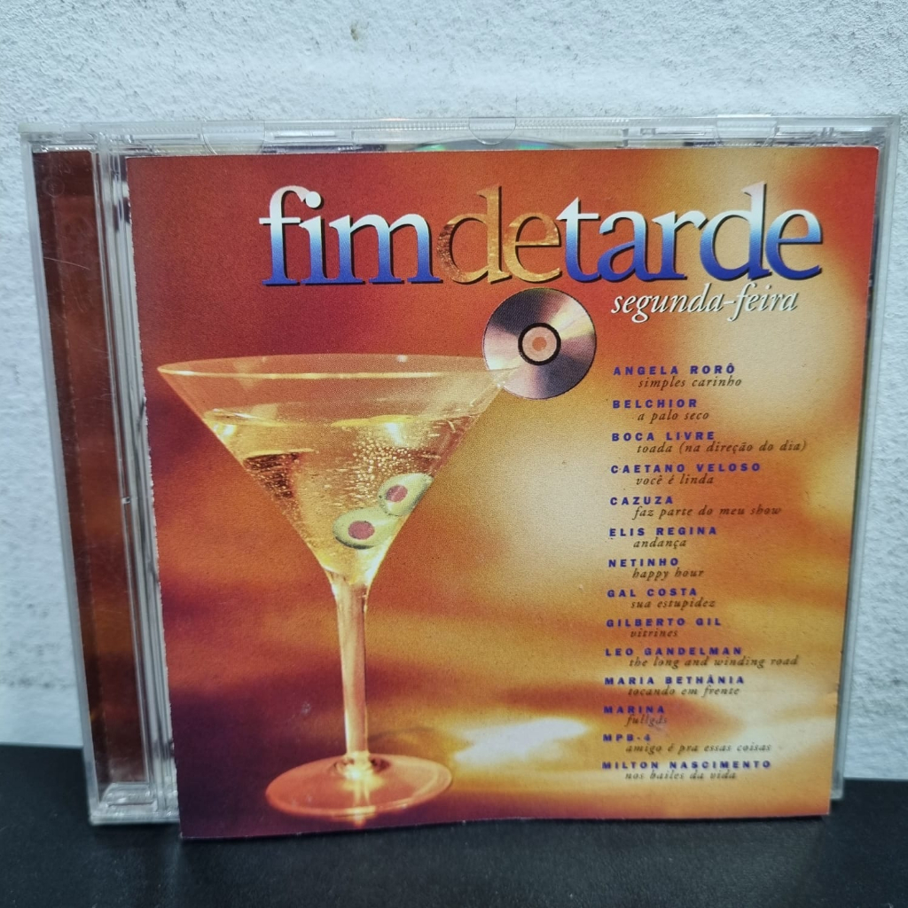 CD Fim de Tarde Segunda-Feira - Belchior Gal Costa Netinho Bethânia Cazuza Marina