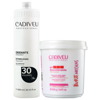 Cadiveu Buriti Mechas Pó Descolorante + Oxidante 30 Volumes