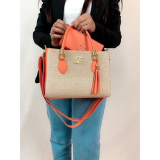 Kit Bolsa Feminina Tecido + NECESSERIE