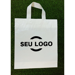 Sacola Alça Fita Personalizada  - 40x50x0.15 Micras em Oferta na Shopee