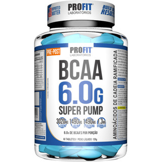 Bcaa 6.0 G - Ultra Concentrado - Pote 60 Tabletes - Profit Laboratórios