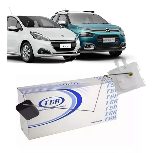 Sensor Nível Combustível Boia Peugeot 208 C4 Cactus Flex T010221 0580314469 9801249480 1613951280