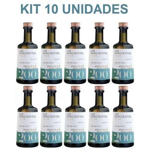 Kit 10 Azeite De Oliva Las Doscientas Arbequina 250ml Chile