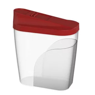 Farinheiro e Açucareiro 1 litro Vermelho Uninjet em Oferta na Shopee