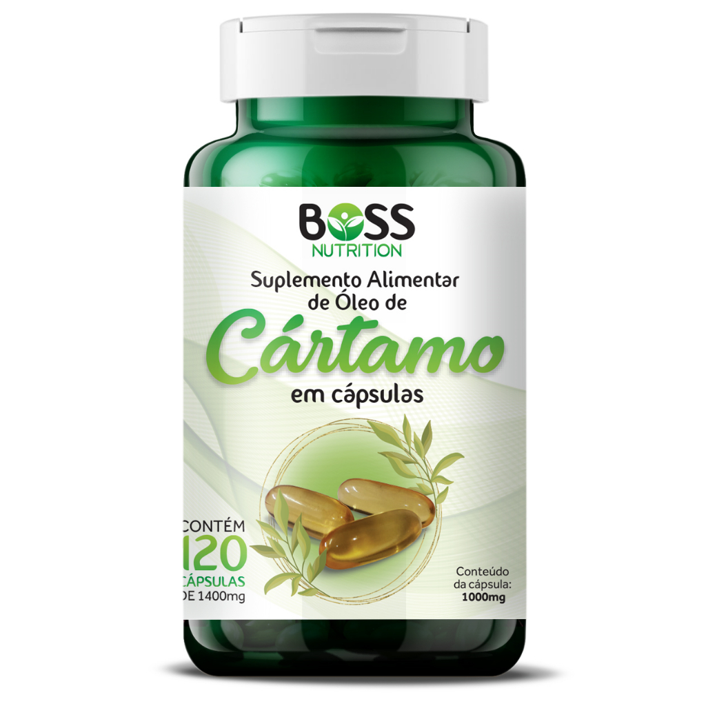 Óleo De Cártamo 1400 Mg 120 Cápsulas