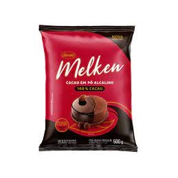 Chocolate 100% cacau . em pó Melken 500g