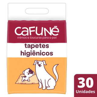 Tapete Higiênico Cafuné para Cães Slim 80cm x 60cm Pacote 30 Unidades em Oferta na Shopee