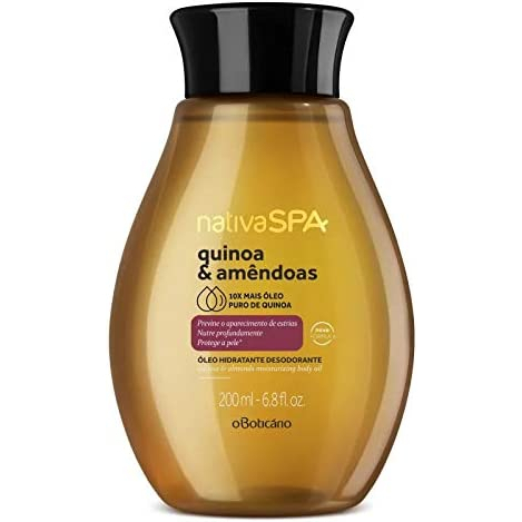 Óleo Desodorante Hidratante Corporal Nativa SPA Quinoa & Amêndoas 200ml