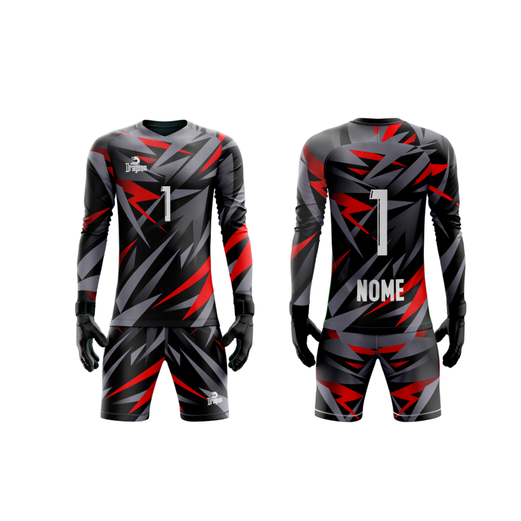 Uniforme Camiseta Calção Jogador Goleiro Futebol  Dry Futsal