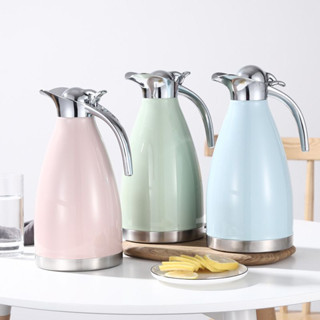 Garrafa Térmica Inox Jarra Café Cafeteira Importada Moderna 1,8L e 1,4L Chá Leite Café Cozinha Decorativa Envio Imediato