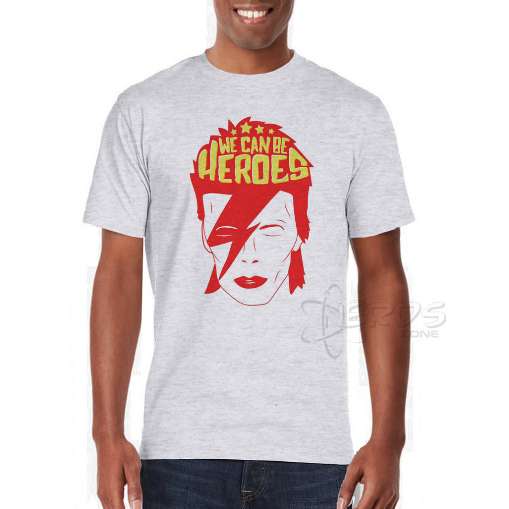 Camiseta e Babylook Camisa David Bowie Cantor Música Glam Rock Pop Electronic