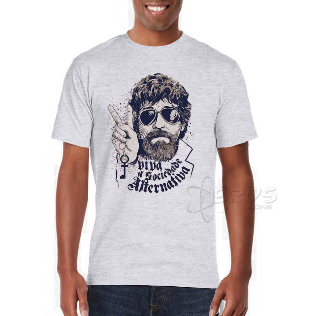 Camiseta e Babylook, Camisa Raul Seixas Rock Toca Raul Bandas De Rock Rf08
