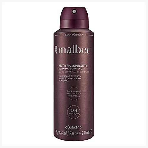 Desodorante Antitranspirante Malbec Aerossol 125ml