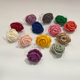 Porta guardanapos em Crochê - Flores 4 ou 6 unidades