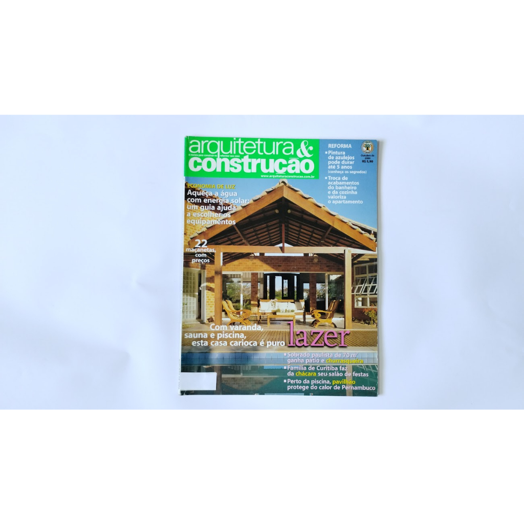 Revista Arquitetura E Construção N. 10 - Outubro 2000