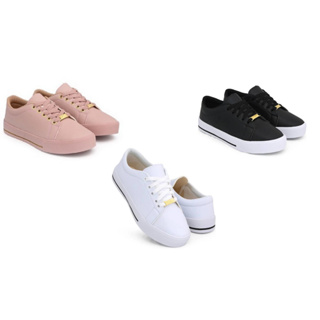 Kit 2  Pares Tênis Feminino Casual Urbano Básico em Promoção em Oferta na Shopee